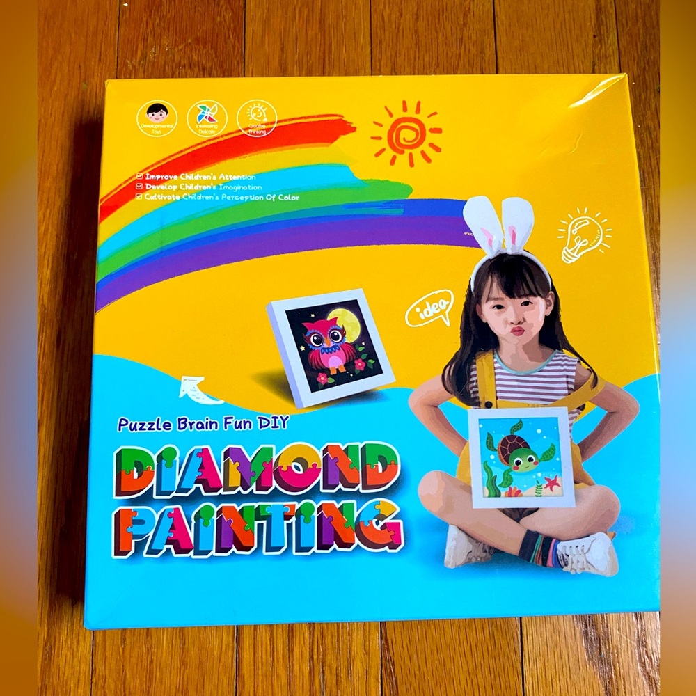 Puzzle Brain DIY Diamond Painting for Kids- In Box